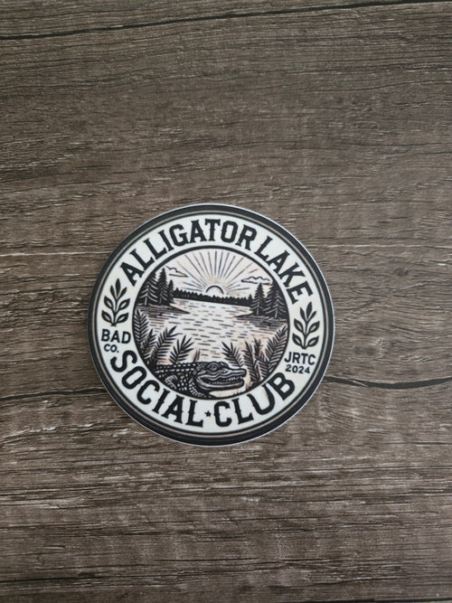 Alligator Lake Social Club 3-inch Vinyl Sticker