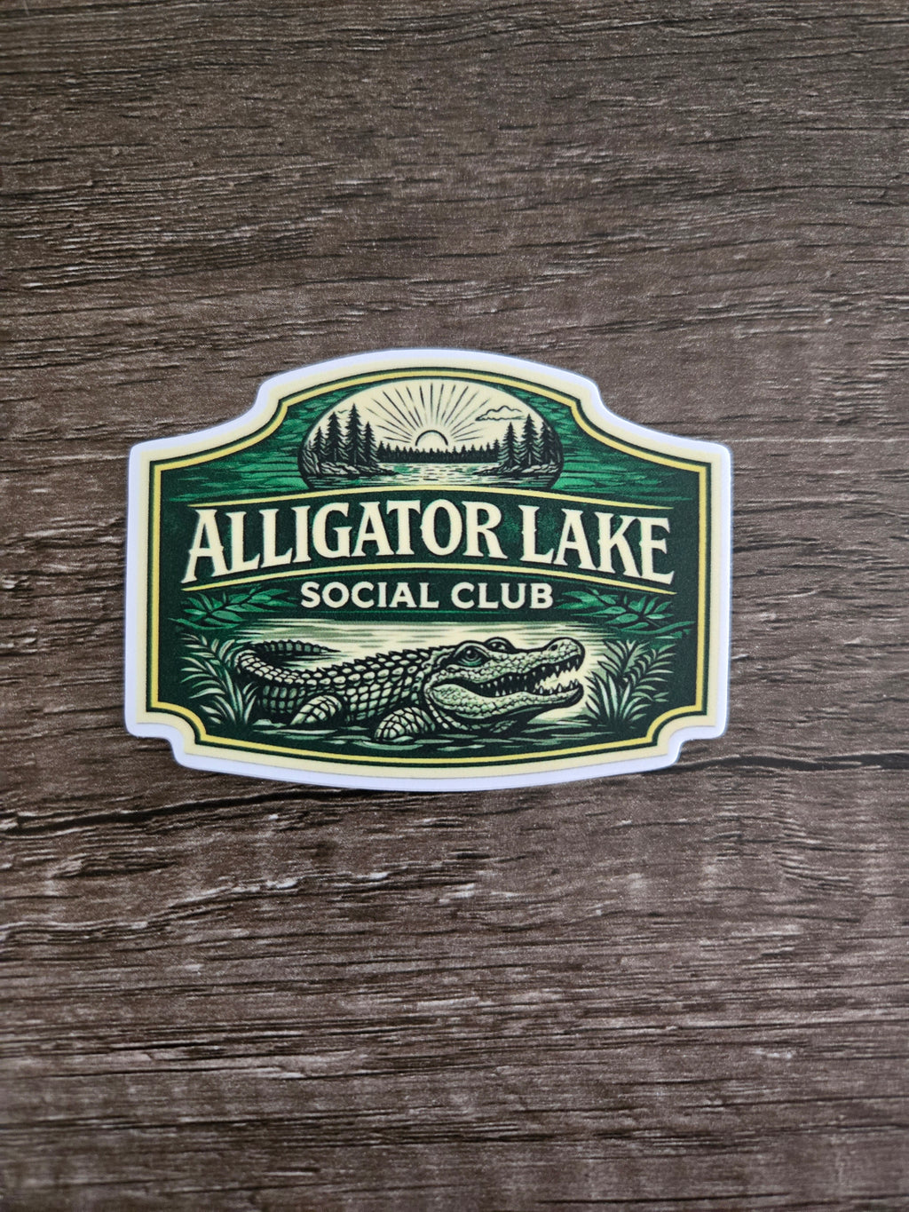 Alligator Lake Social Club 3-inch Vinyl Sticker