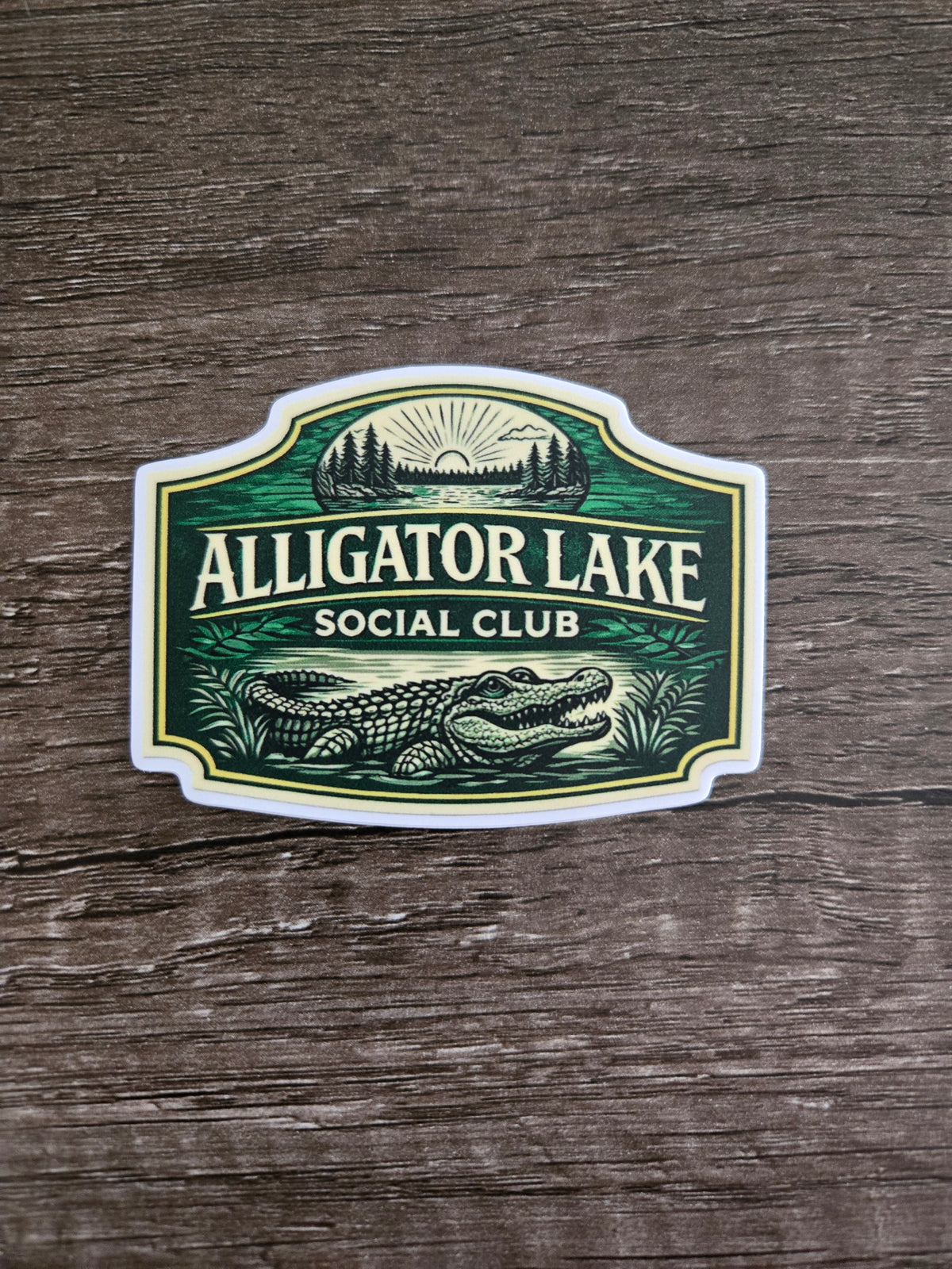 Alligator Lake Social Club 3-inch Vinyl Sticker